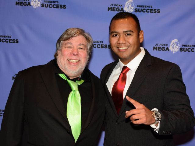 Aulundrew with Steve Wozniak